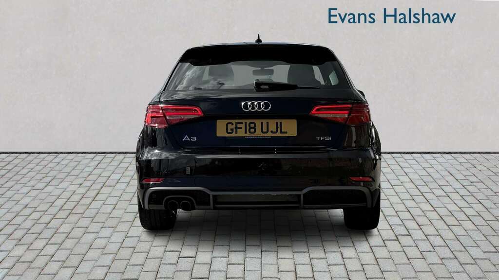 Audi A3 2.0 Tfsi S Line Tech Pack 2018 Black #5