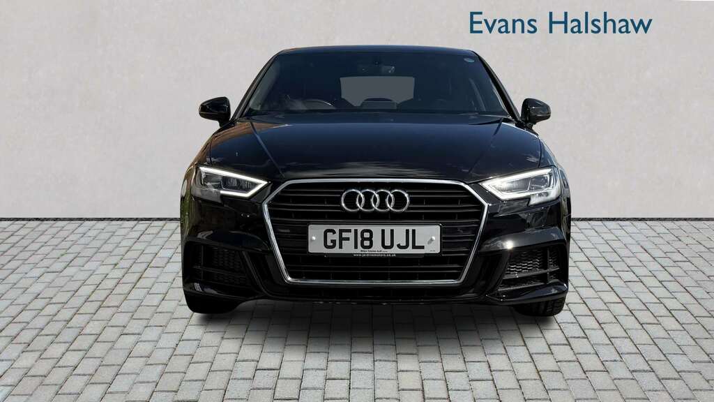 Audi A3 2.0 Tfsi S Line Tech Pack 2018 Black #4