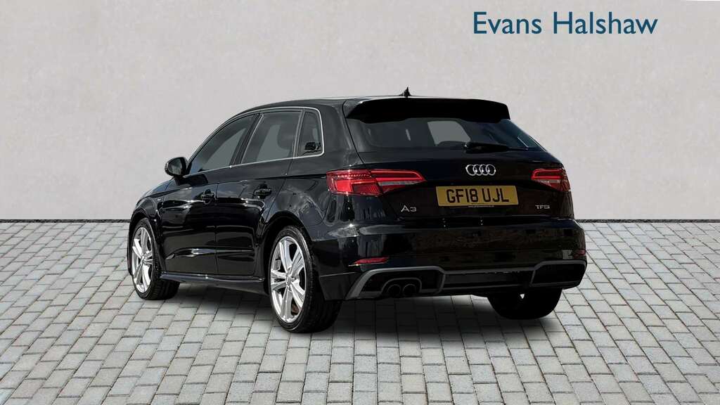 Audi A3 2.0 Tfsi S Line Tech Pack 2018 Black #2
