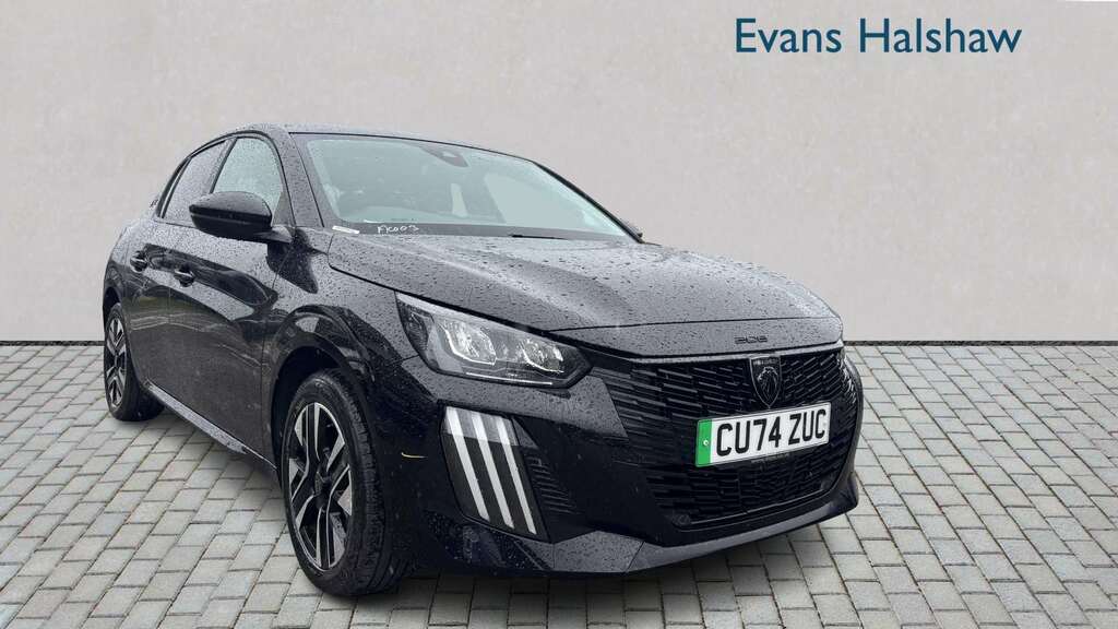 Peugeot e-208 100Kw Allure 50Kwh 2024 Black