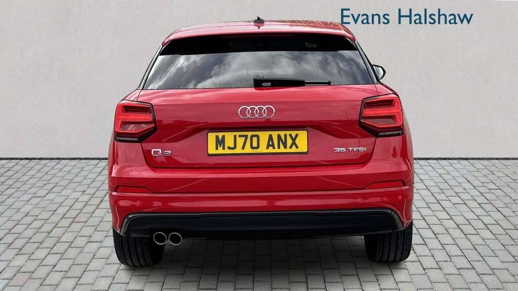 Audi Q2 35 Tfsi Black Edition S Tronic 2020 Red #6