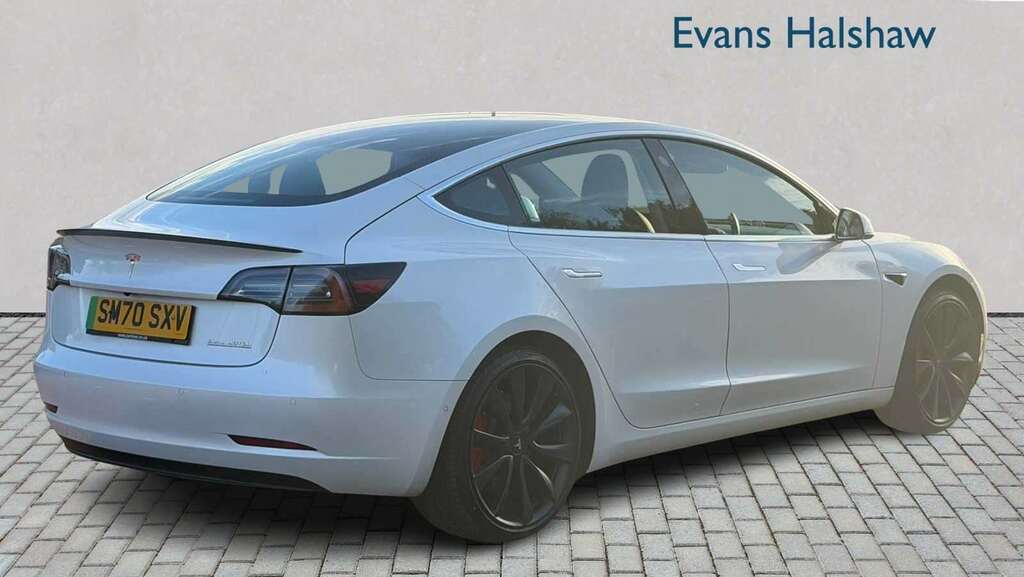 Tesla Model 3 Performance Awd Performance Upgrade 202 SM70SXV White #4
