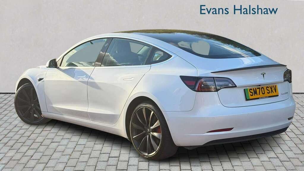 Tesla Model 3 Performance Awd Performance Upgrade 202 SM70SXV White #3