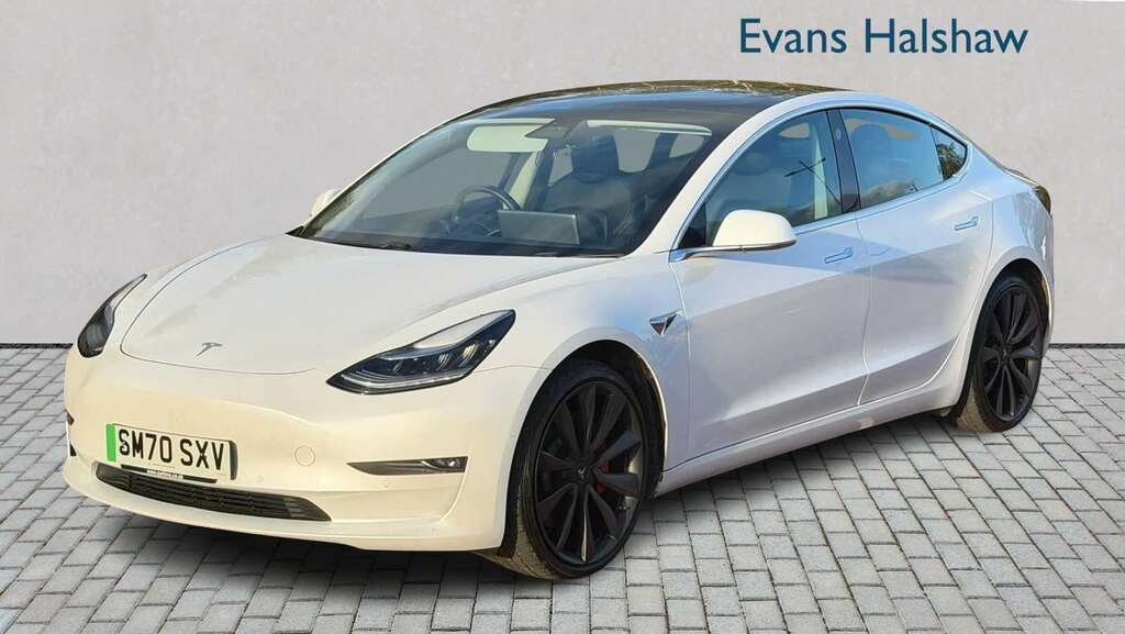 Tesla Model 3 Performance Awd Performance Upgrade 202 SM70SXV White #2
