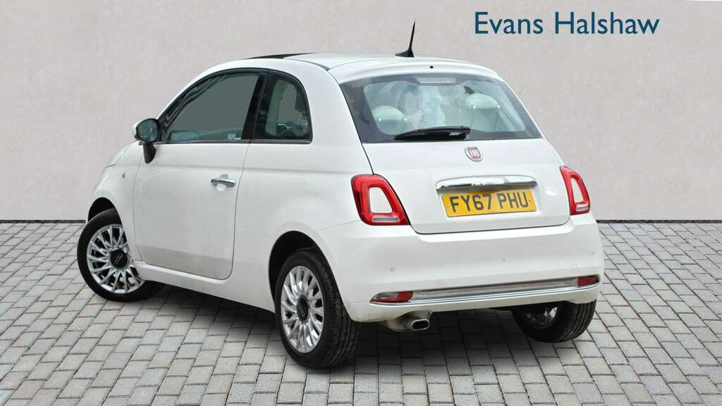 Fiat 500 1.2 Lounge Dualogic 2017 White #2