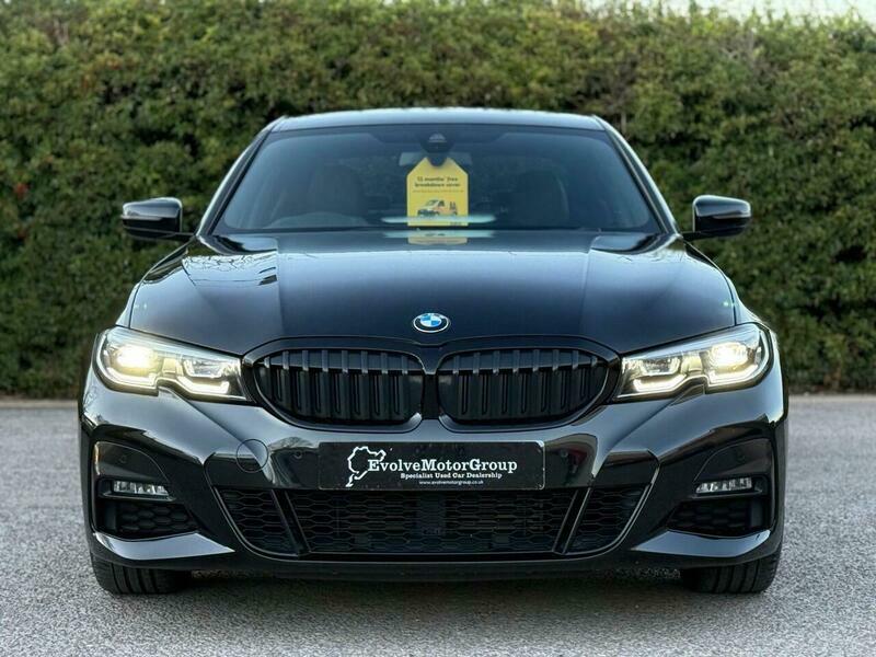 BMW 3 Series 2.0 320D M Sport YH69DHN Black #2