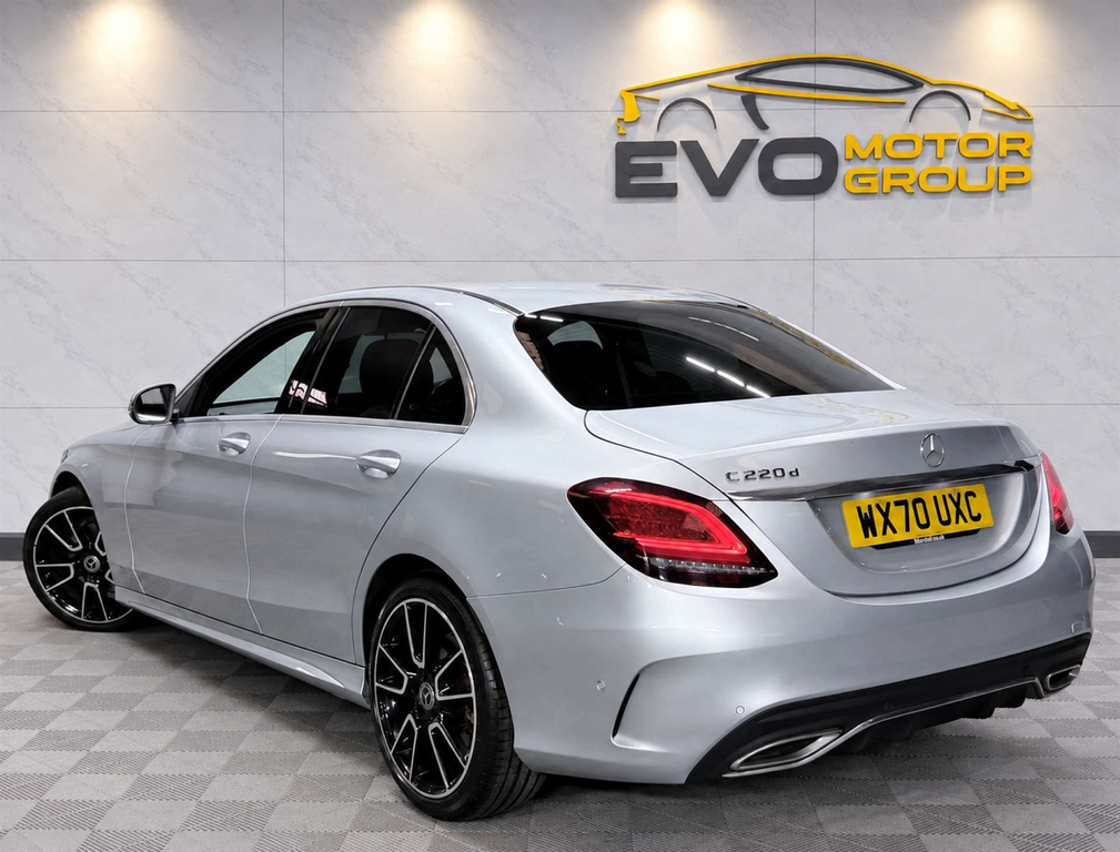 Mercedes-Benz C Class Amg Line Premium D Silver #2
