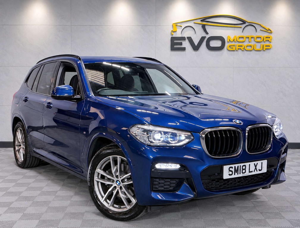 BMW X3 Xdrive 20I M Sport 4Wd Blue