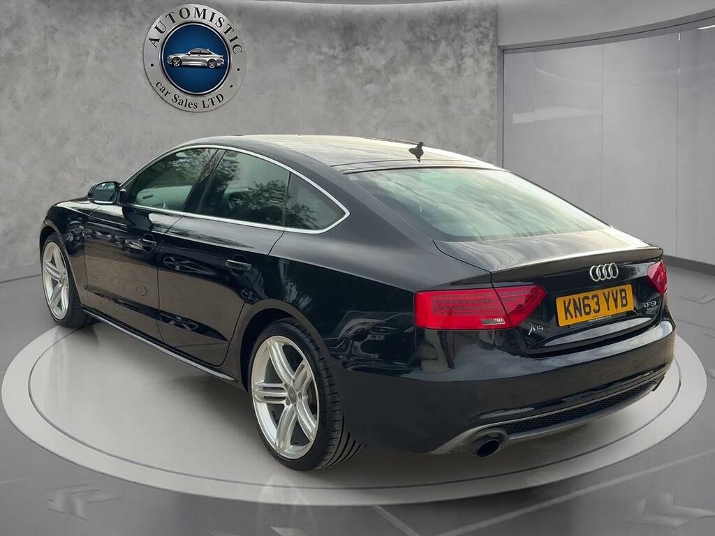 Audi A5 2.0 Tfsi S Line Sportback Quattro Euro 6 Ss Black #4