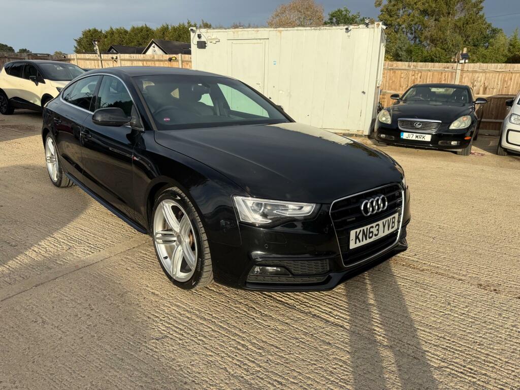 Audi A5 2.0 Tfsi S Line Sportback Quattro Euro 6 Ss KN63YVB Black #5