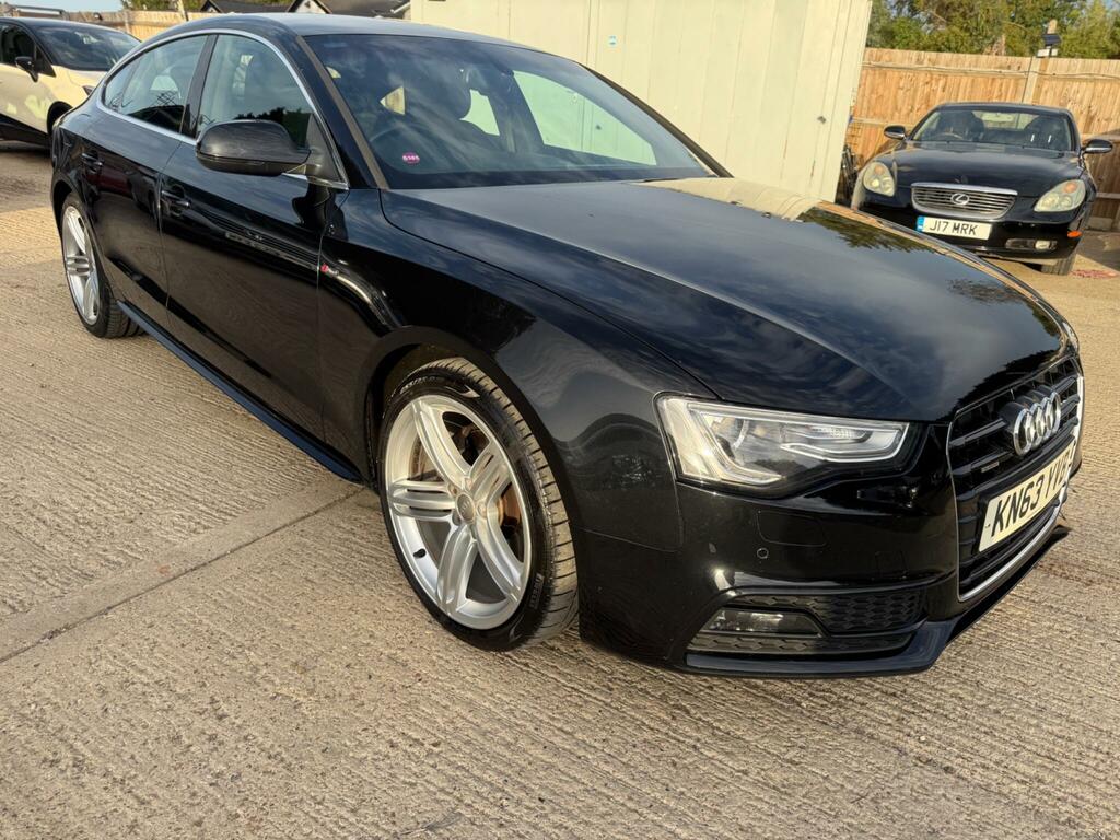 Audi A5 2.0 Tfsi S Line Sportback Quattro Euro 6 Ss KN63YVB Black #6
