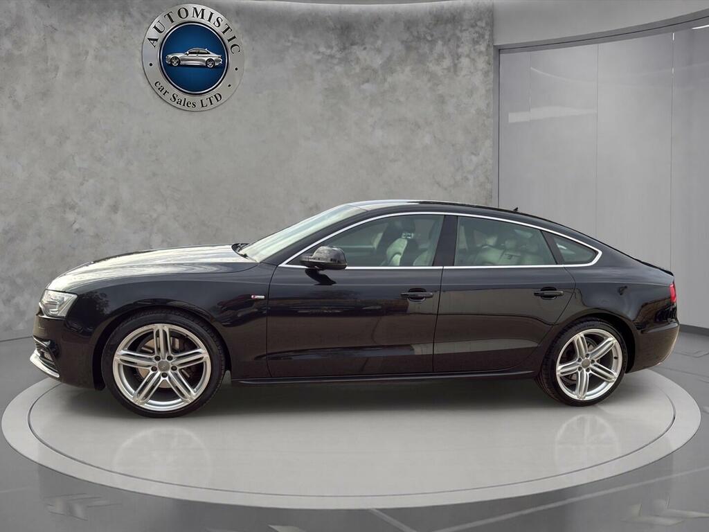 Audi A5 2.0 Tfsi S Line Sportback Quattro Euro 6 Ss Black #5