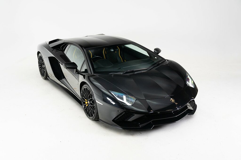 Lamborghini Aventador V12 Lp 740-4 S Black #6
