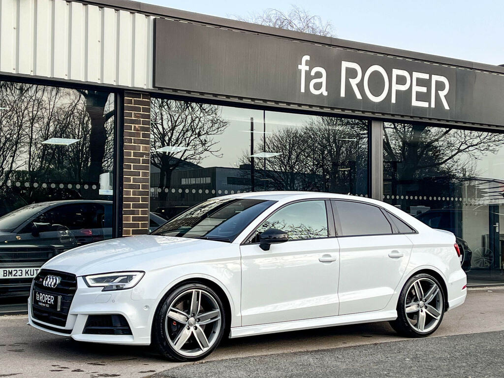 Audi S3 2.0 Tfsi Black Edition Quattro Saloon S-tronic 300 White #2