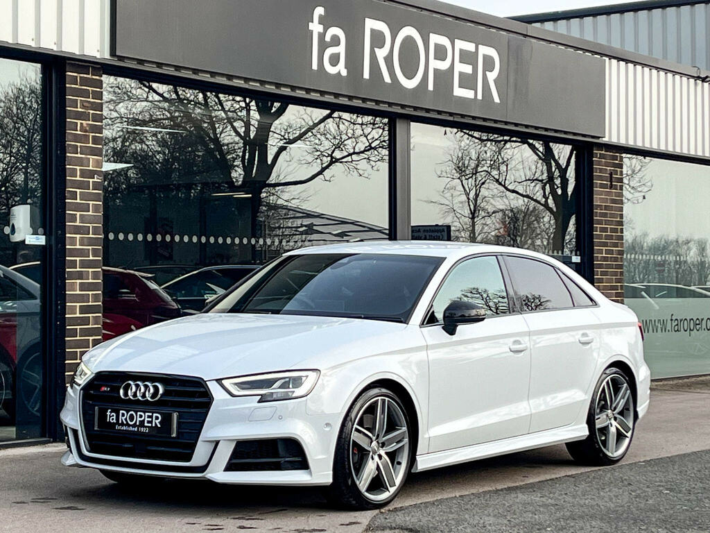 Audi S3 2.0 Tfsi Black Edition Quattro Saloon S-tronic 300 White