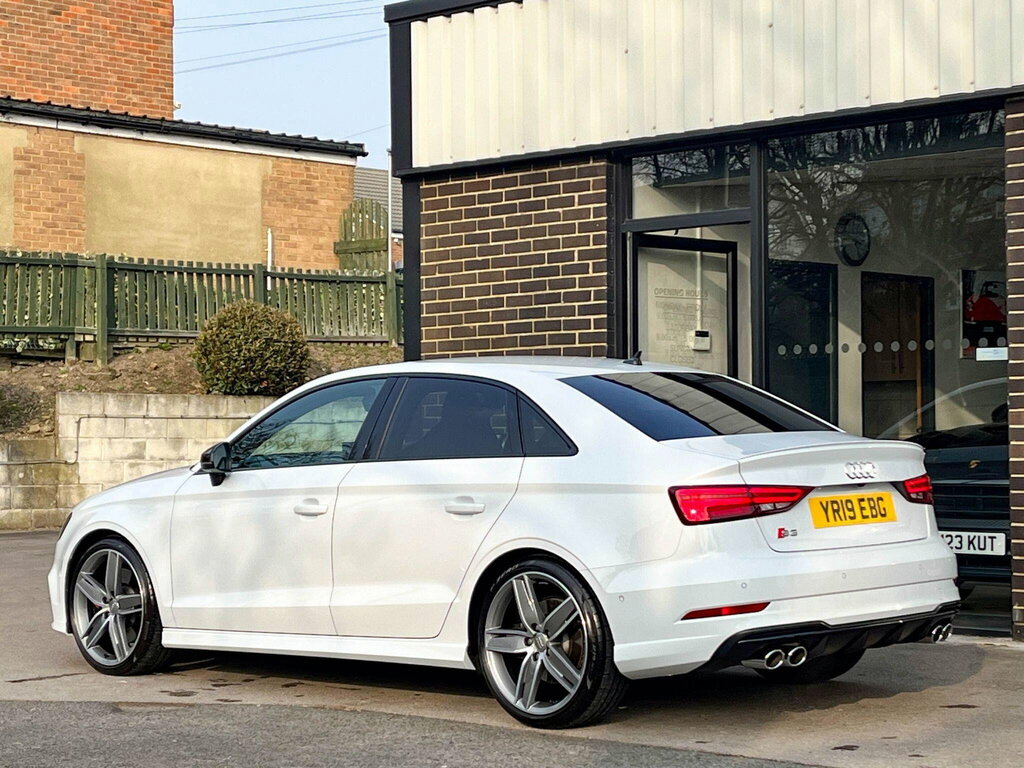 Audi S3 2.0 Tfsi Black Edition Quattro Saloon S-tronic 300 White #4