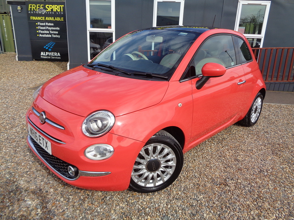 Fiat 500 Lounge Pink #4