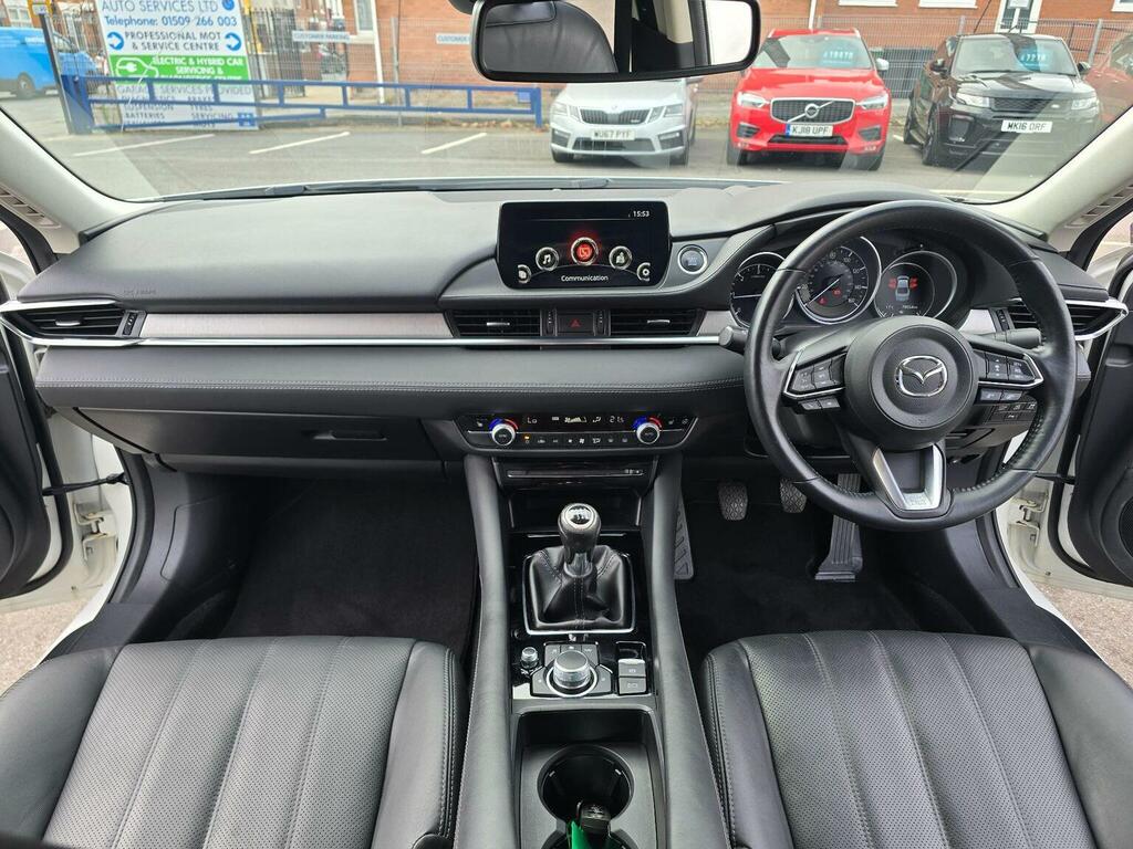 Mazda 6 Saloon 2.2 Skyactiv-d Sport Nav Euro 6 Ss White #2