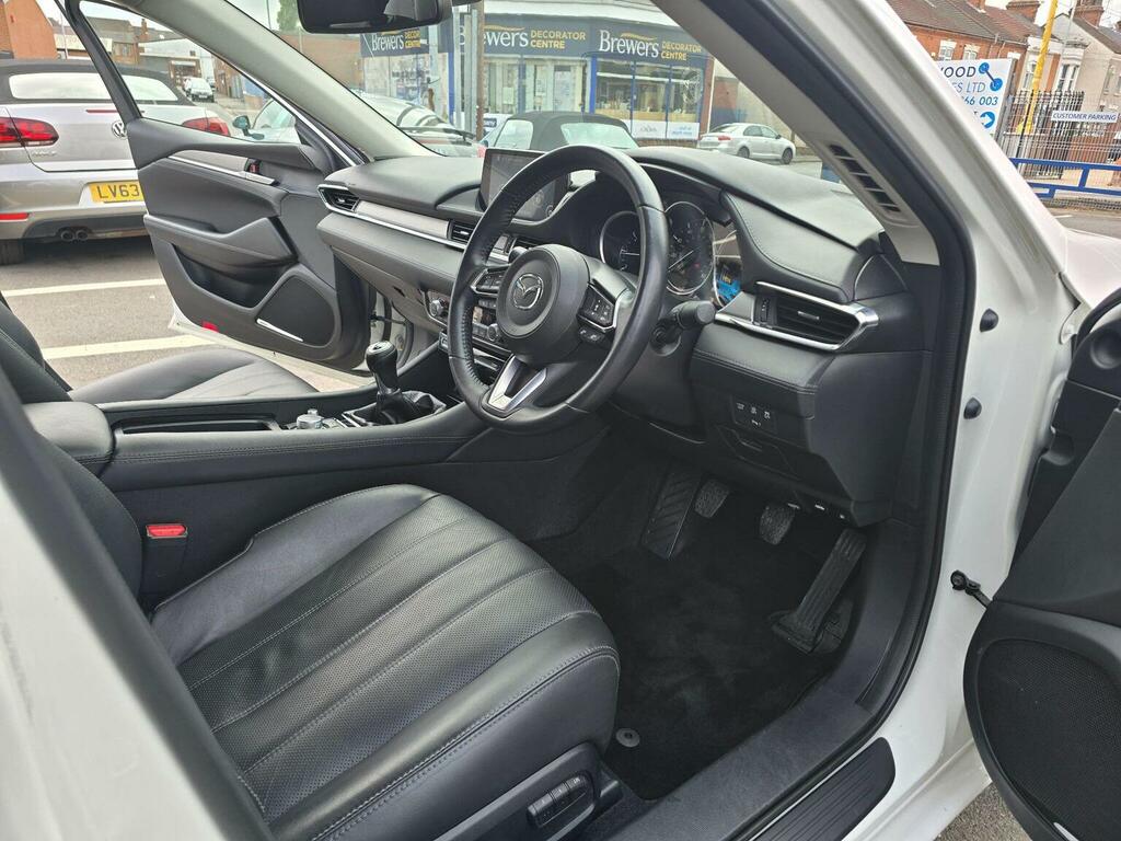 Mazda 6 Saloon 2.2 Skyactiv-d Sport Nav Euro 6 Ss White #3