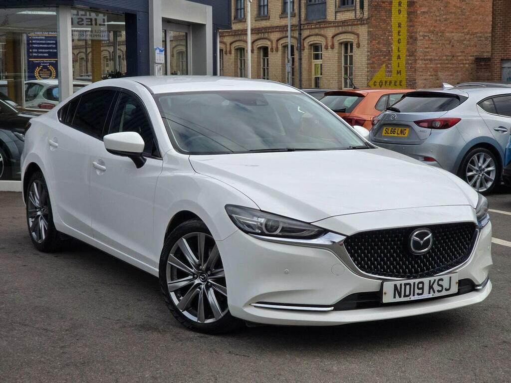Mazda 6 Saloon 2.2 Skyactiv-d Sport Nav Euro 6 Ss White #5