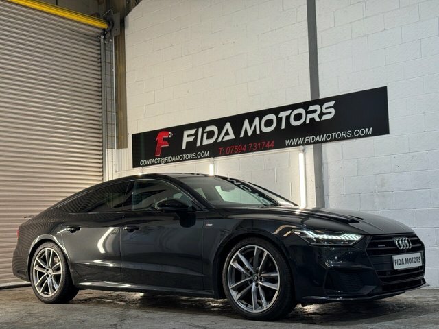 Audi A7 2021 3.0 Tdi V6 50 Black Edition Sportback Die Black #4