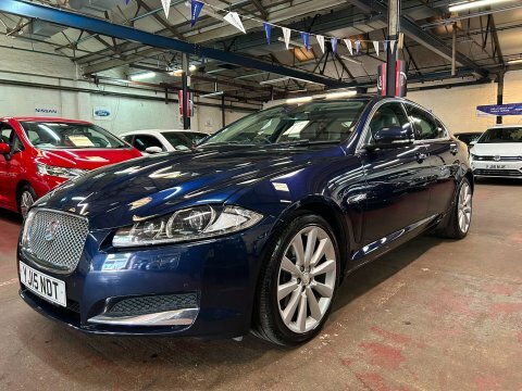 Jaguar XF D Portfolio Blue #3