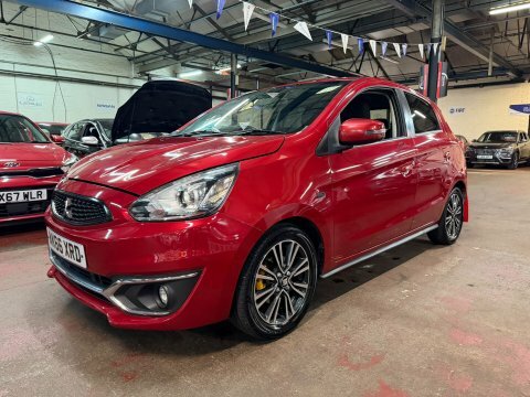 Mitsubishi Mirage Juro Red #3