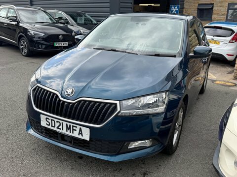 Skoda Fabia 2021 21 Se Blue #3