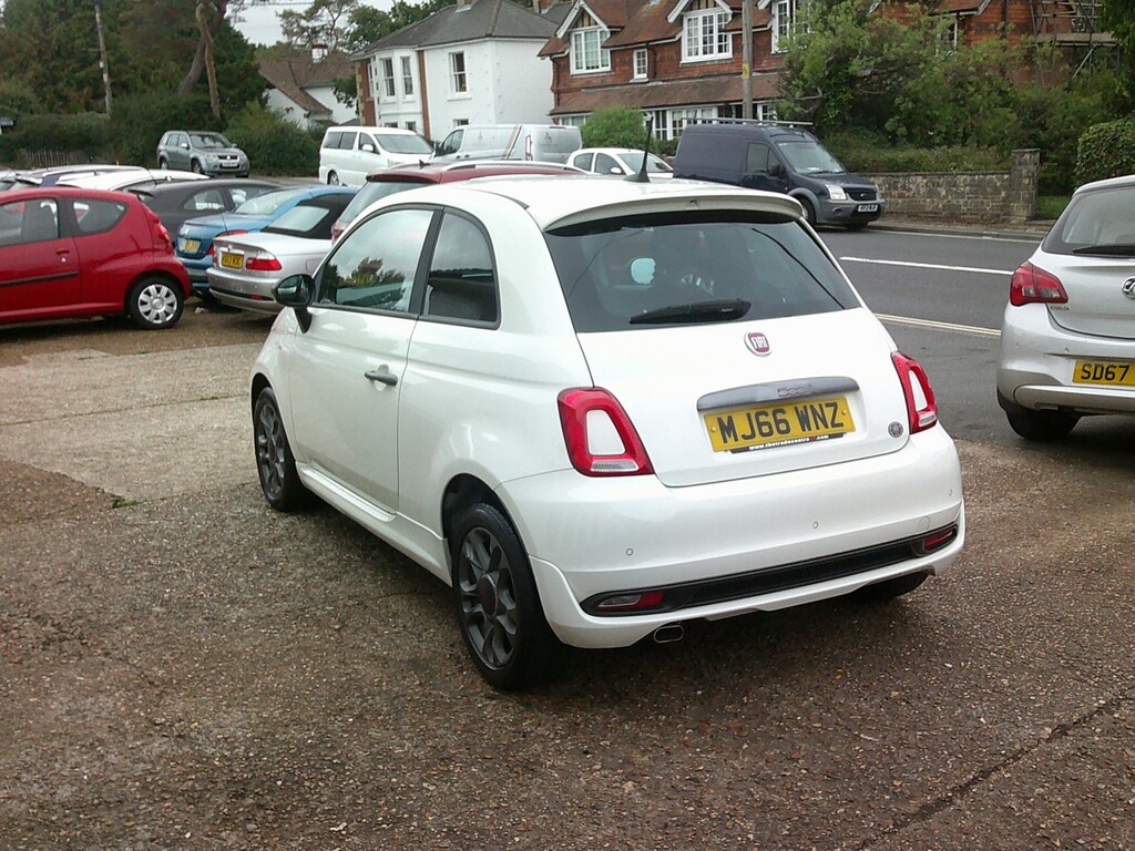 Fiat 500 1.2 500 My16 1.2 69Hp S My16 White #4