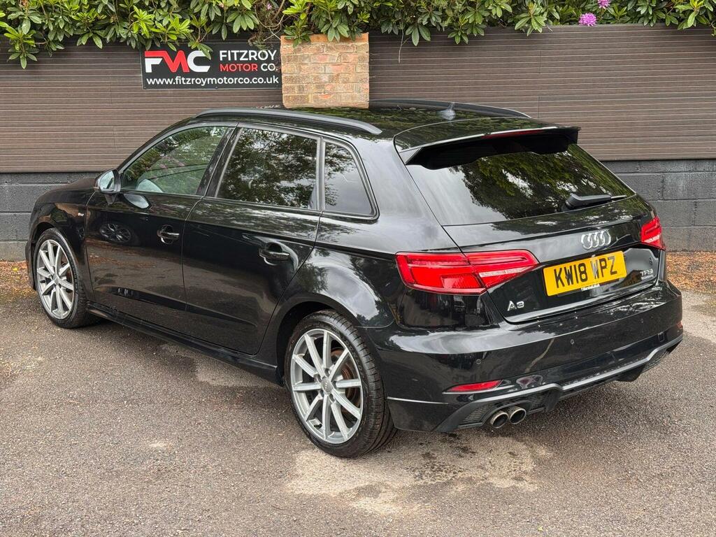 Audi A3 2.0 Tfsi Black Edition Sportback S Tronic Quattro Black #5