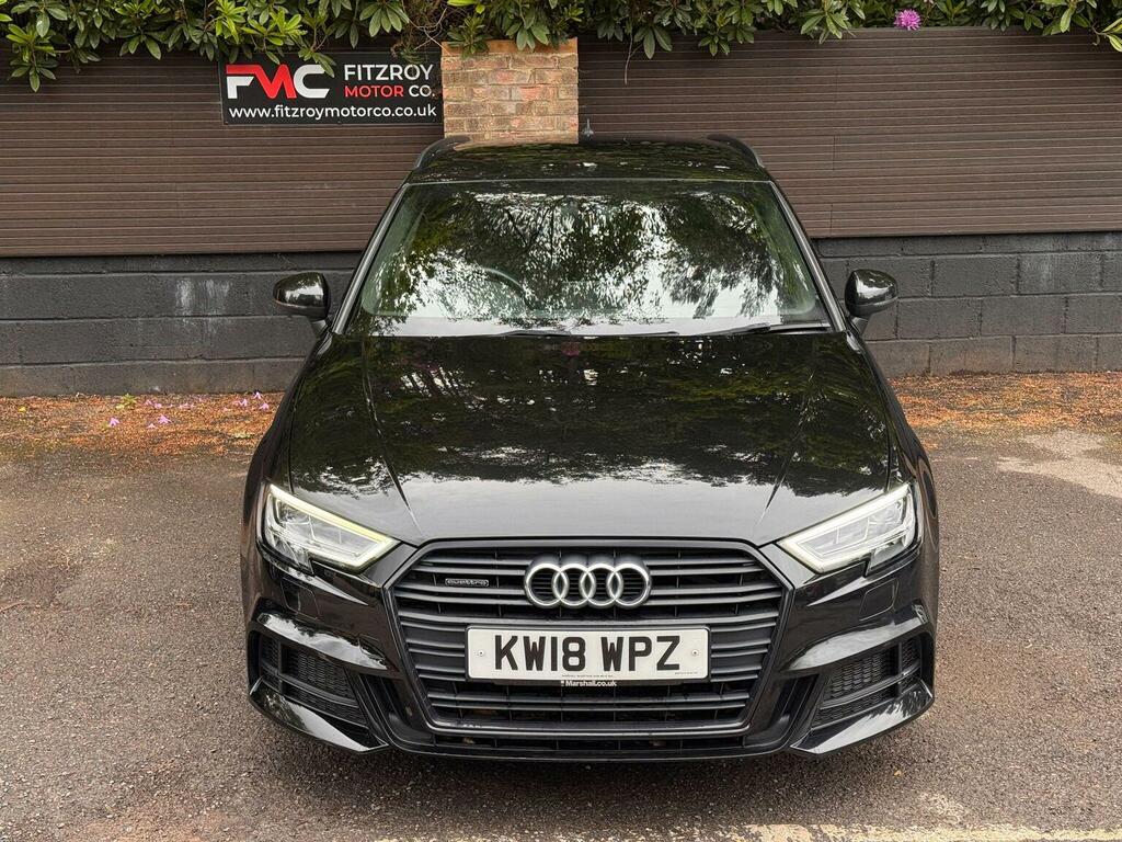 Audi A3 2.0 Tfsi Black Edition Sportback S Tronic Quattro Black #3
