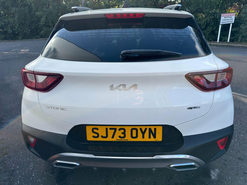 Kia Stonic 1.0 T-gdi Gt-line Euro 6 Ss White #4