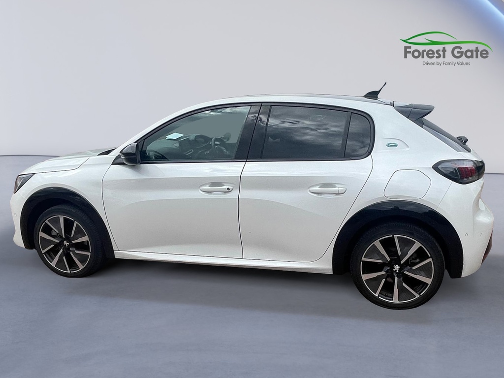 Peugeot e-208 50Kwh Gt Premium Hatchback 136 White #6