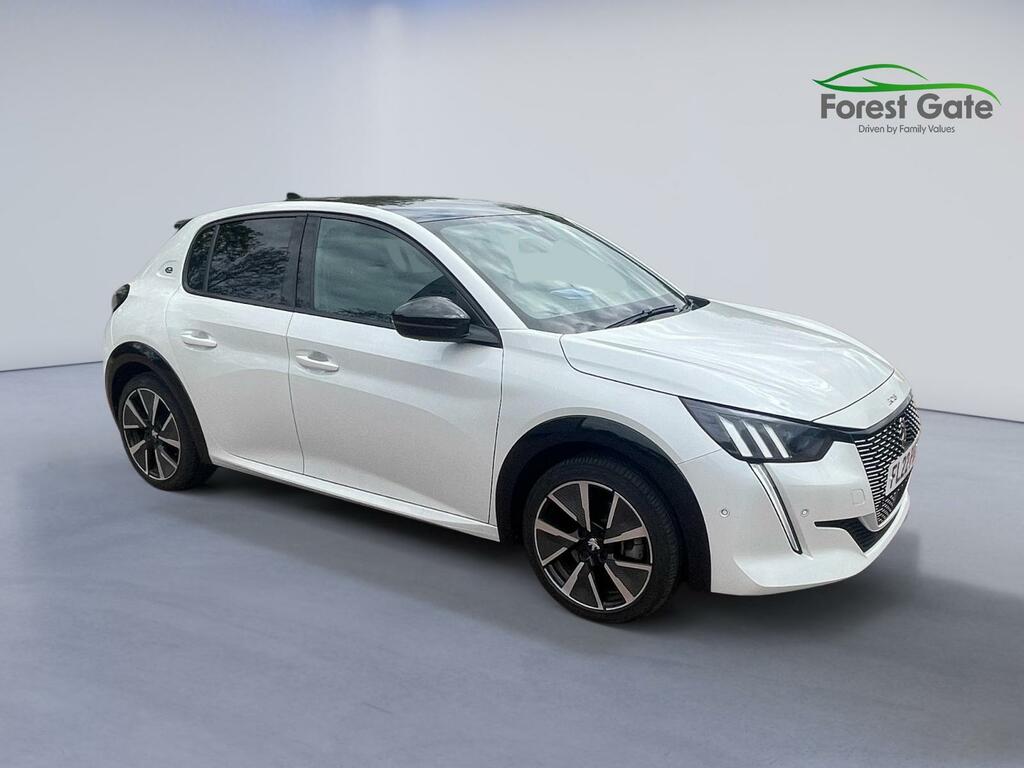 Peugeot e-208 50Kwh Gt Premium Hatchback 136 White #2