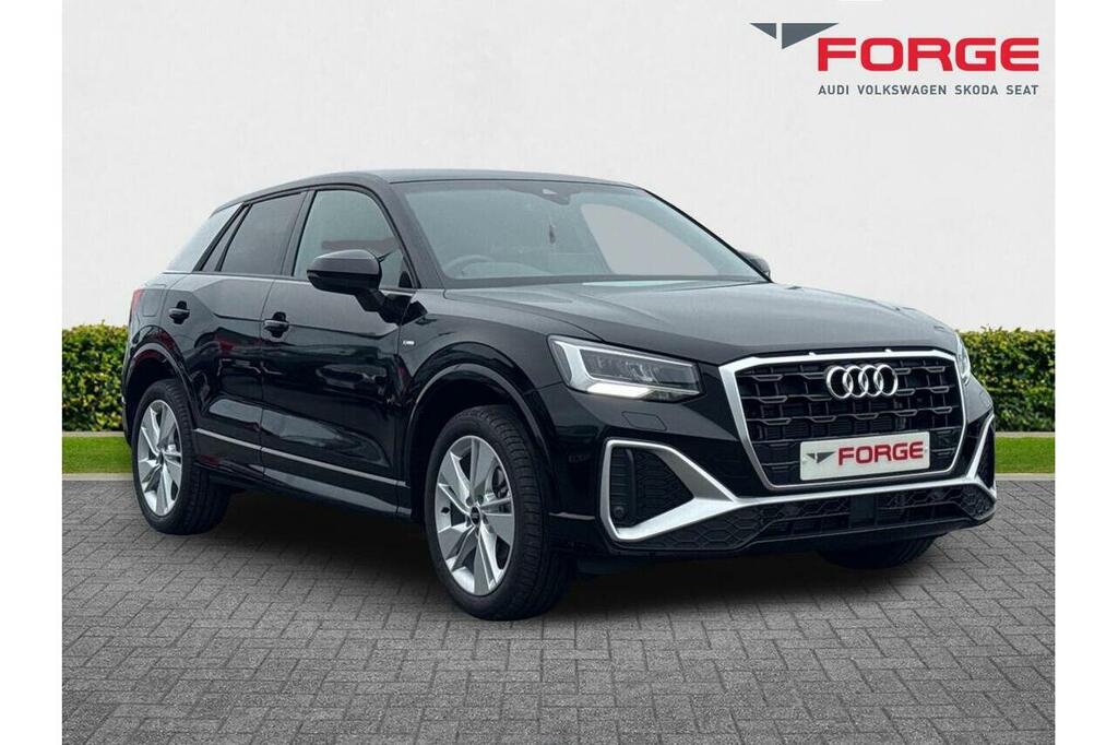 Audi Q2 Tfsi Cod S Line U14436 Ulez LS26NUB Black