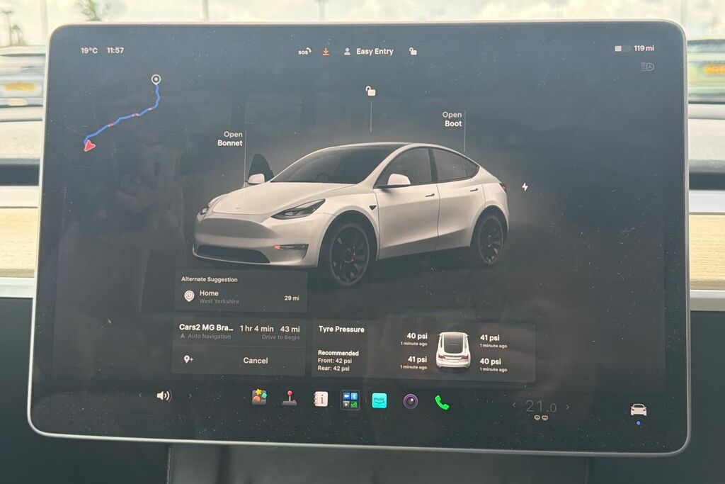 Tesla Model Y Performance Awd White #6
