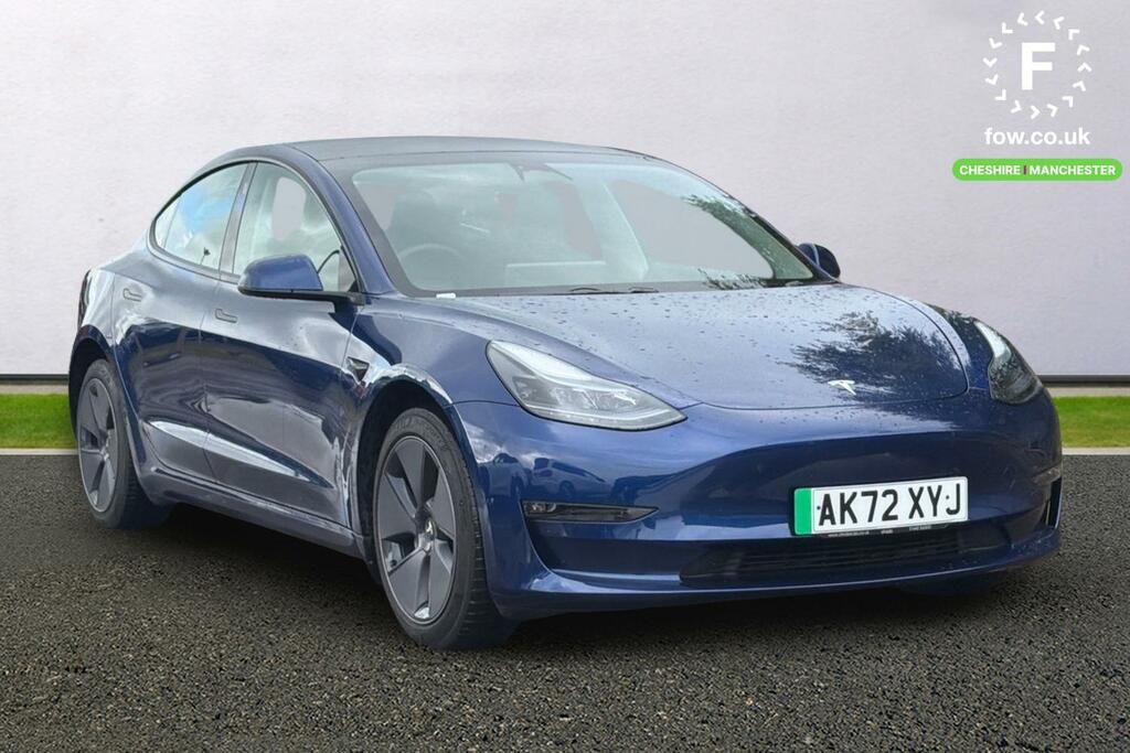 Tesla Model 3 Long Range Awd Blue