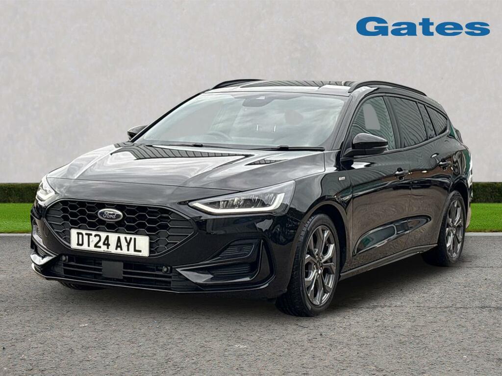 Ford Focus Focus Estate St-line 1.0 Mhev 125Ps DT24AYL Black #3