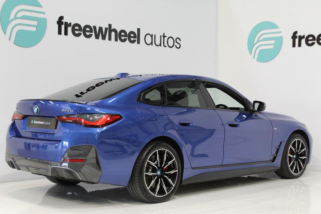 BMW i4 40 83.9Kwh M Sport Gran Coupe Edrive Blue #6