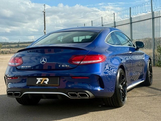 Mercedes-Benz C Class 4.0 C63 V8 Biturbo Amg S Premium Coupe Petro Blue #2