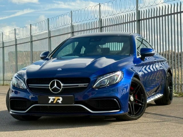 Mercedes-Benz C Class 4.0 C63 V8 Biturbo Amg S Premium Coupe Petro Blue