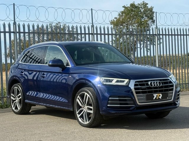 Audi Q5 2.0 Tdi 40 S Line Suv S Tronic Quattro Blue #3