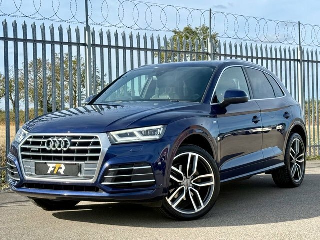 Audi Q5 2.0 Tdi 40 S Line Suv S Tronic Quattro Blue #4