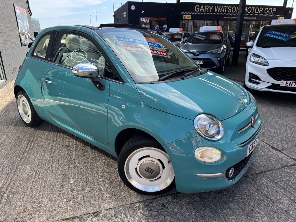 Fiat 500C C Anniversario Dualogic Green