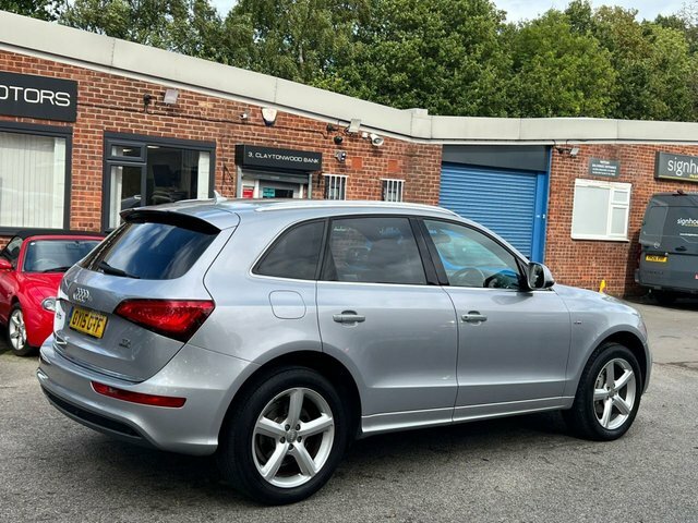 Audi Q5 2.0 Tdi S Line Silver #3