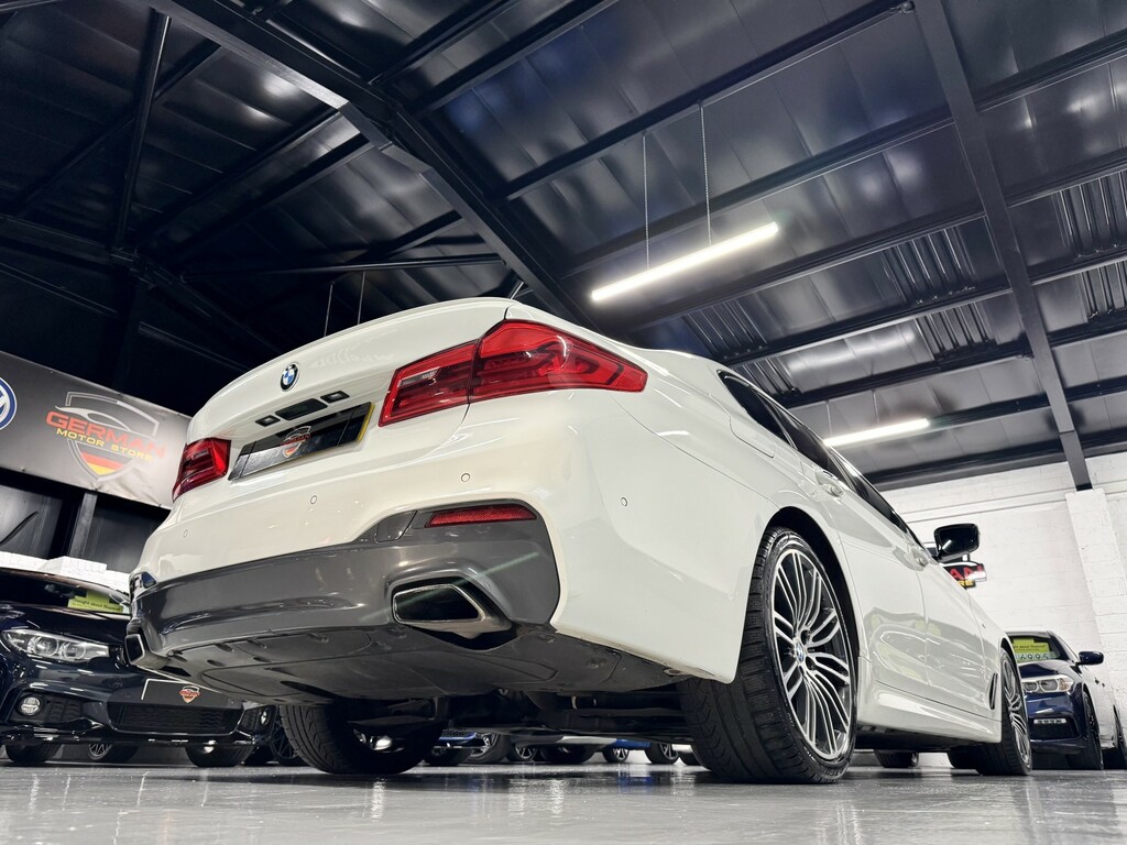 BMW 5 Series 2.0 520D M Sport Saloon White #5