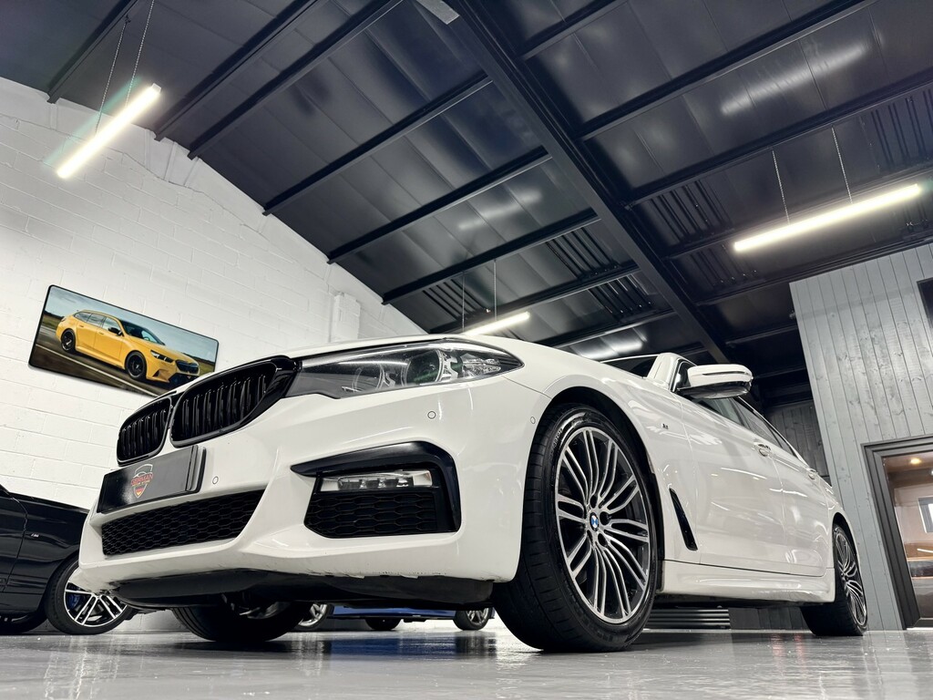 BMW 5 Series 2.0 520D M Sport Saloon White #6