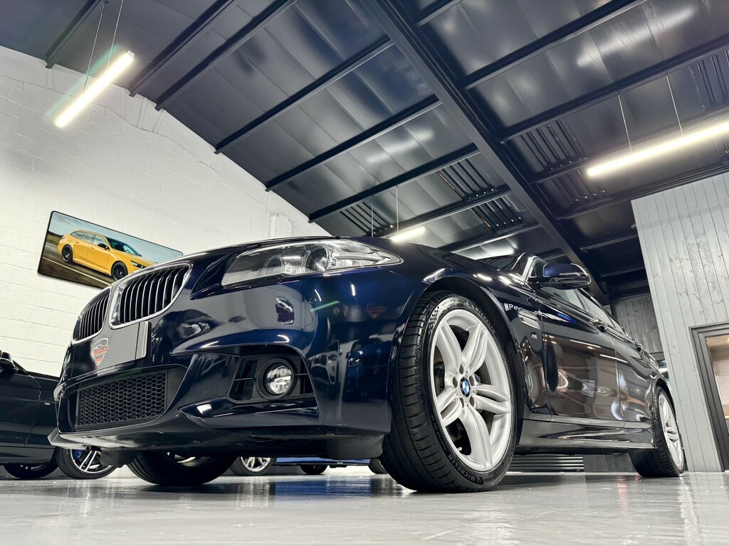 BMW 5 Series 3.0 530D M Sport Saloon Black #6