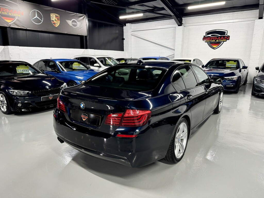 BMW 5 Series 3.0 530D M Sport Saloon Black #2