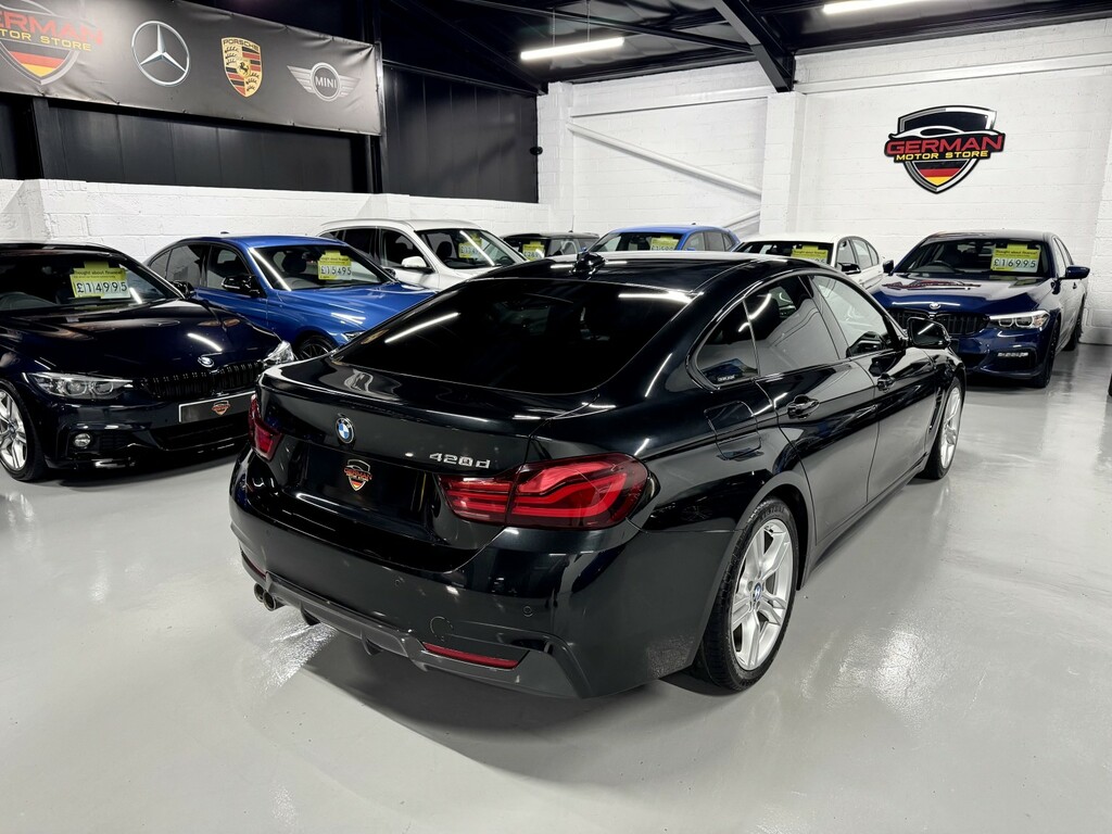 BMW 4 Series Gran Coupe 2.0 420D M Sport Gran Coupe Black #2